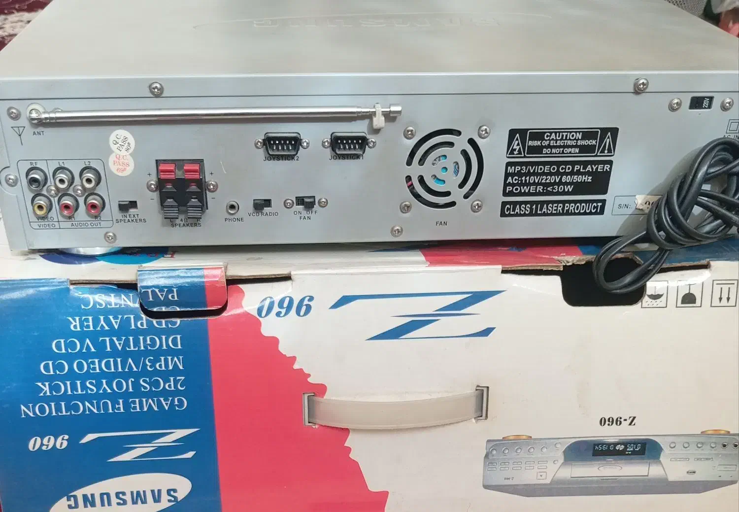 وی سی دی بازی دار سامسونگ|پخش‌کننده DVD و ویدیو|کرج, برغان|دیوار