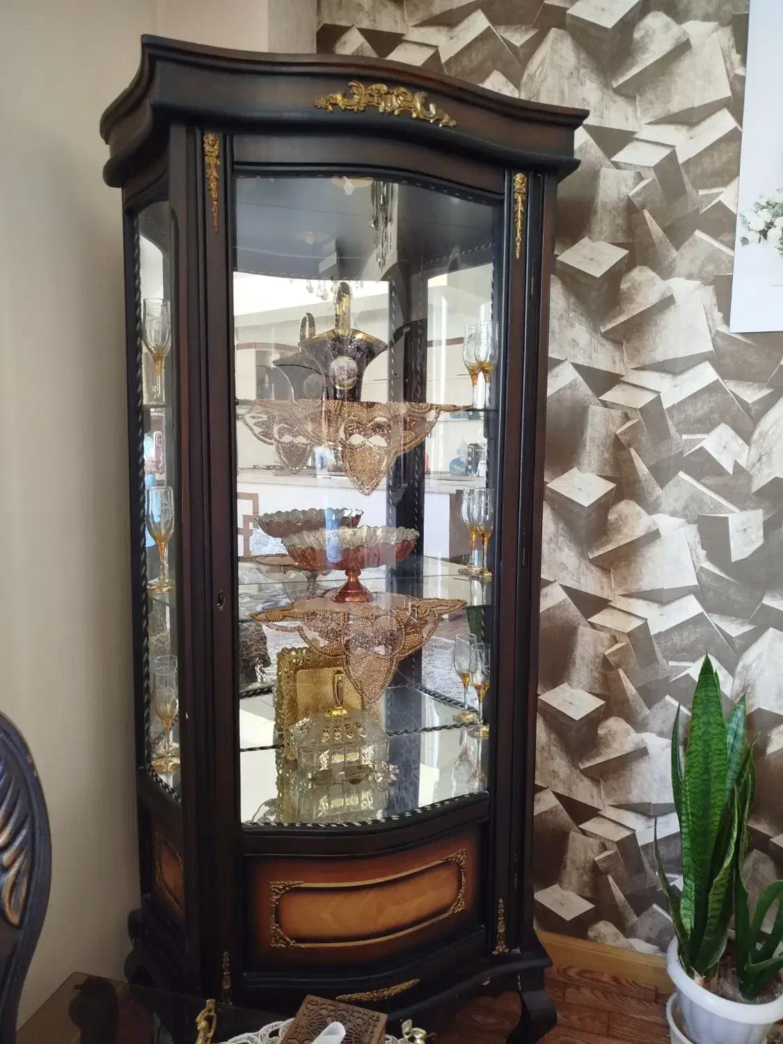 بوفه چوبی|بوفه، ویترین، کنسول|سهند, |دیوار