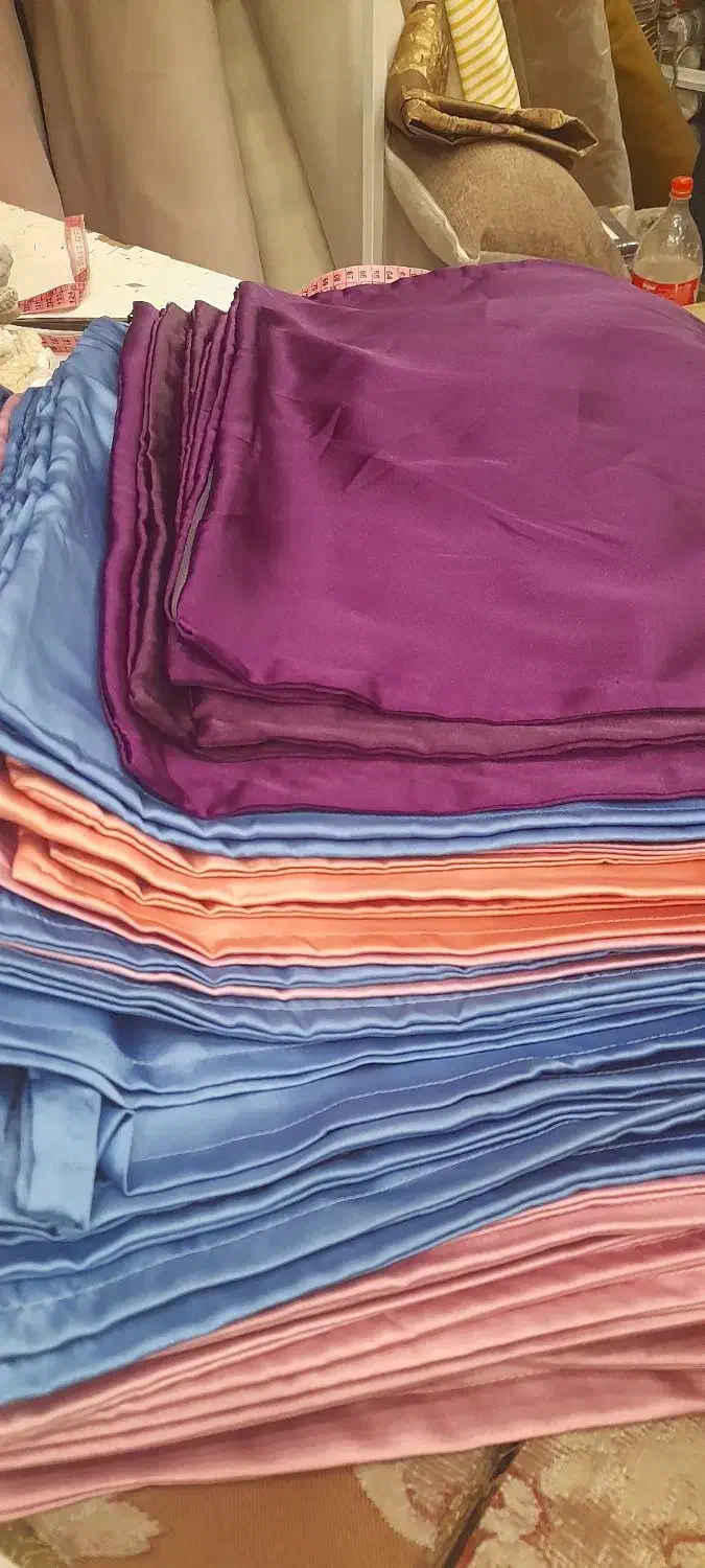 روبالش ساتن در ۵رنگ|رختخواب، بالش، پتو|بروجرد, |دیوار