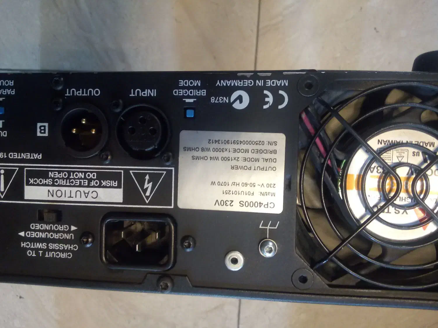 پاور امپلی فایر evمدلcp4000|سیستم صوتی خانگی|تهران, شیخ هادی|دیوار