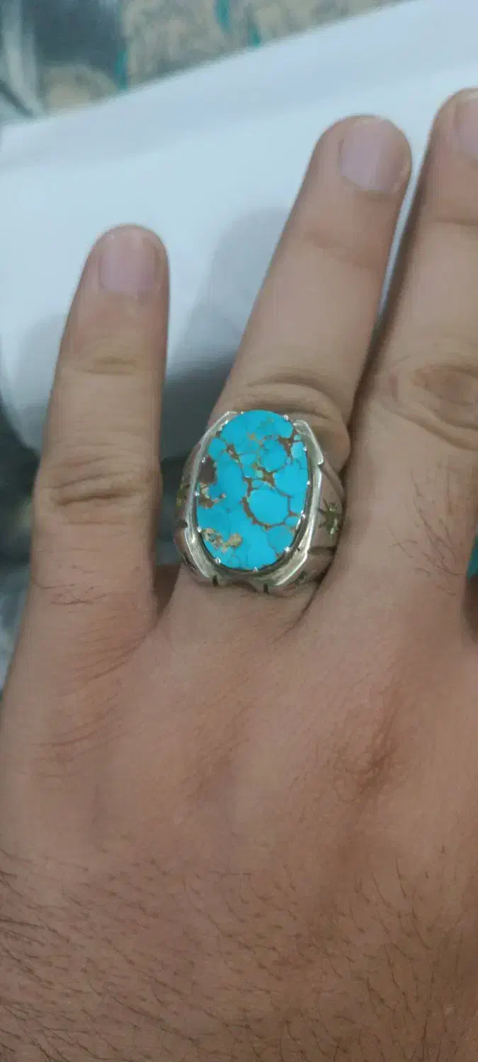 انگشتر فیروزه نیشابور|جواهرات|باوی, |دیوار