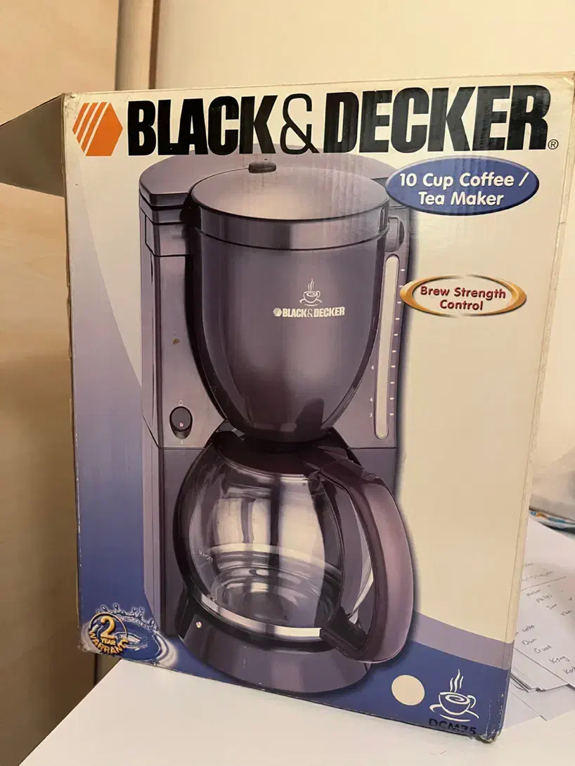 قهوه ساز چای ساز Black & Dacker DCM75سفید|سماور، چایساز، قهوهساز|رشت, گلسار|دیوار