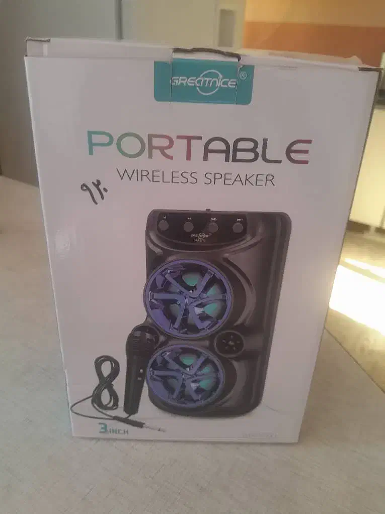 اسپیکر میکروفن دار پرتابل(ازبانه وگناوه میارم)|صوتی و تصویری|ایلام, |دیوار