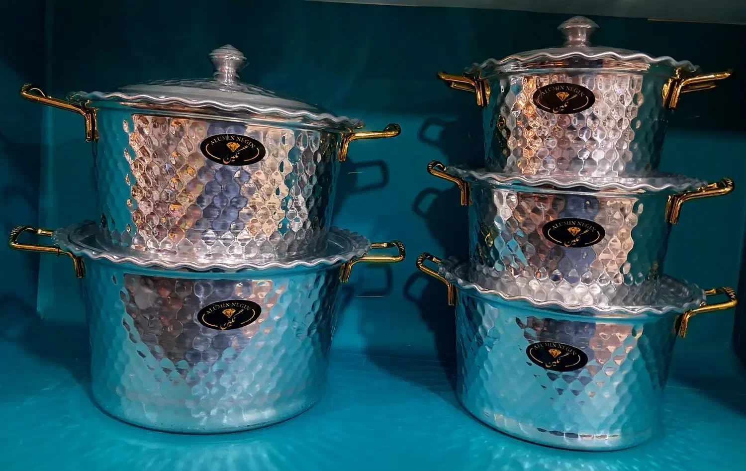 سرویس قابلمه چکشی(معاوضه کالاب کالا) عضو کانال شو|ظروف پخت‌وپز|قم, شهید رجایی|دیوار