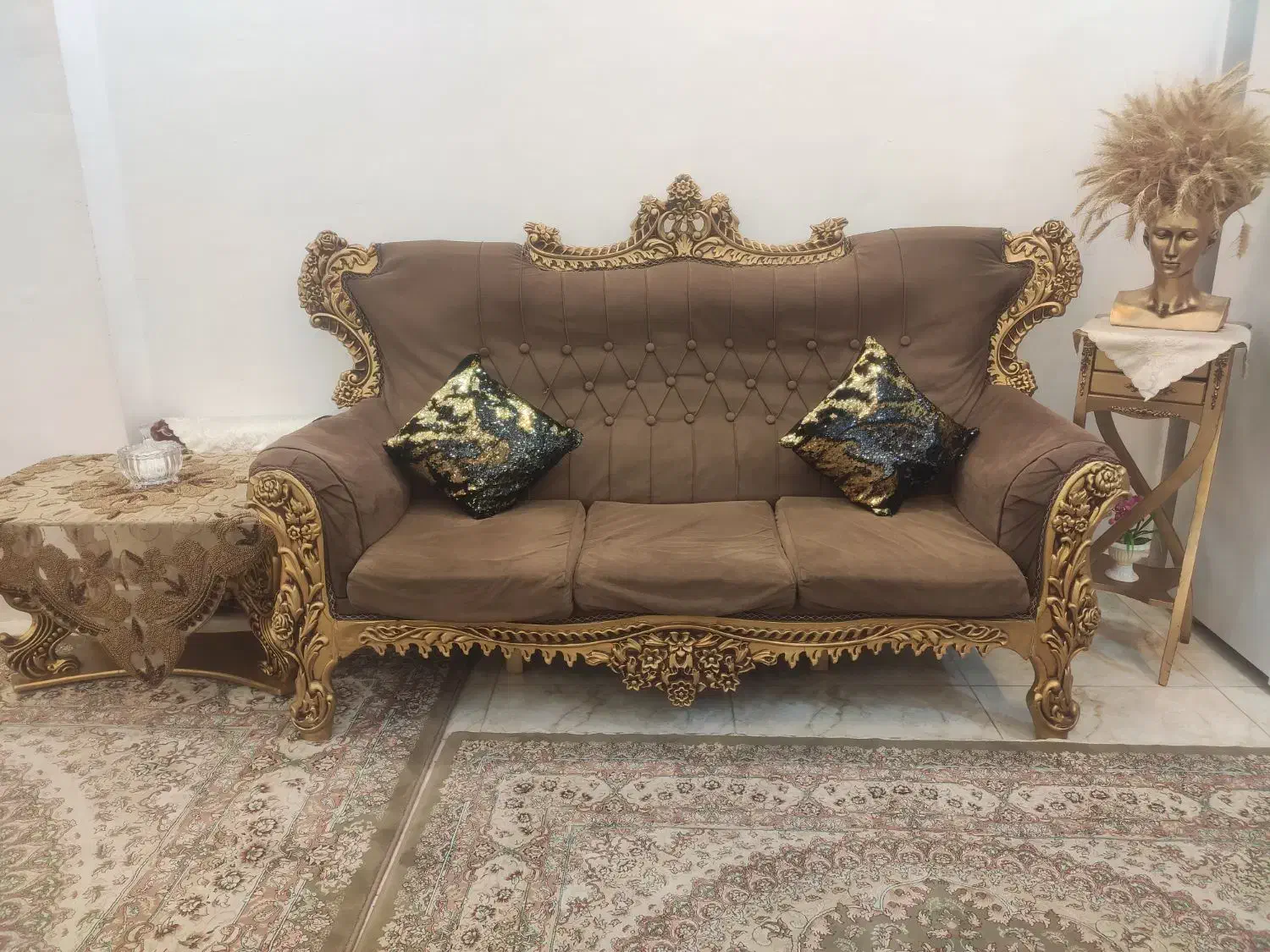 مبل سلطنتی|مبلمان خانگی و میز عسلی|سنندج, |دیوار