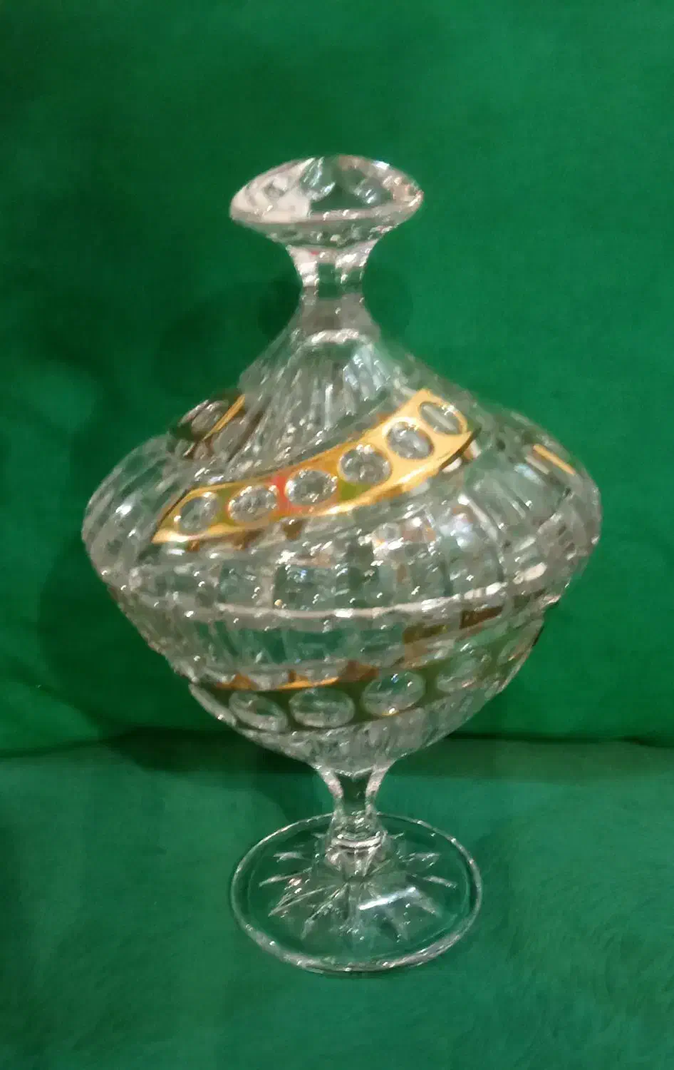 شکلات خوری بلور پایه دار|کلکسیون اشیاء عتیقه|تهران, توحید|دیوار