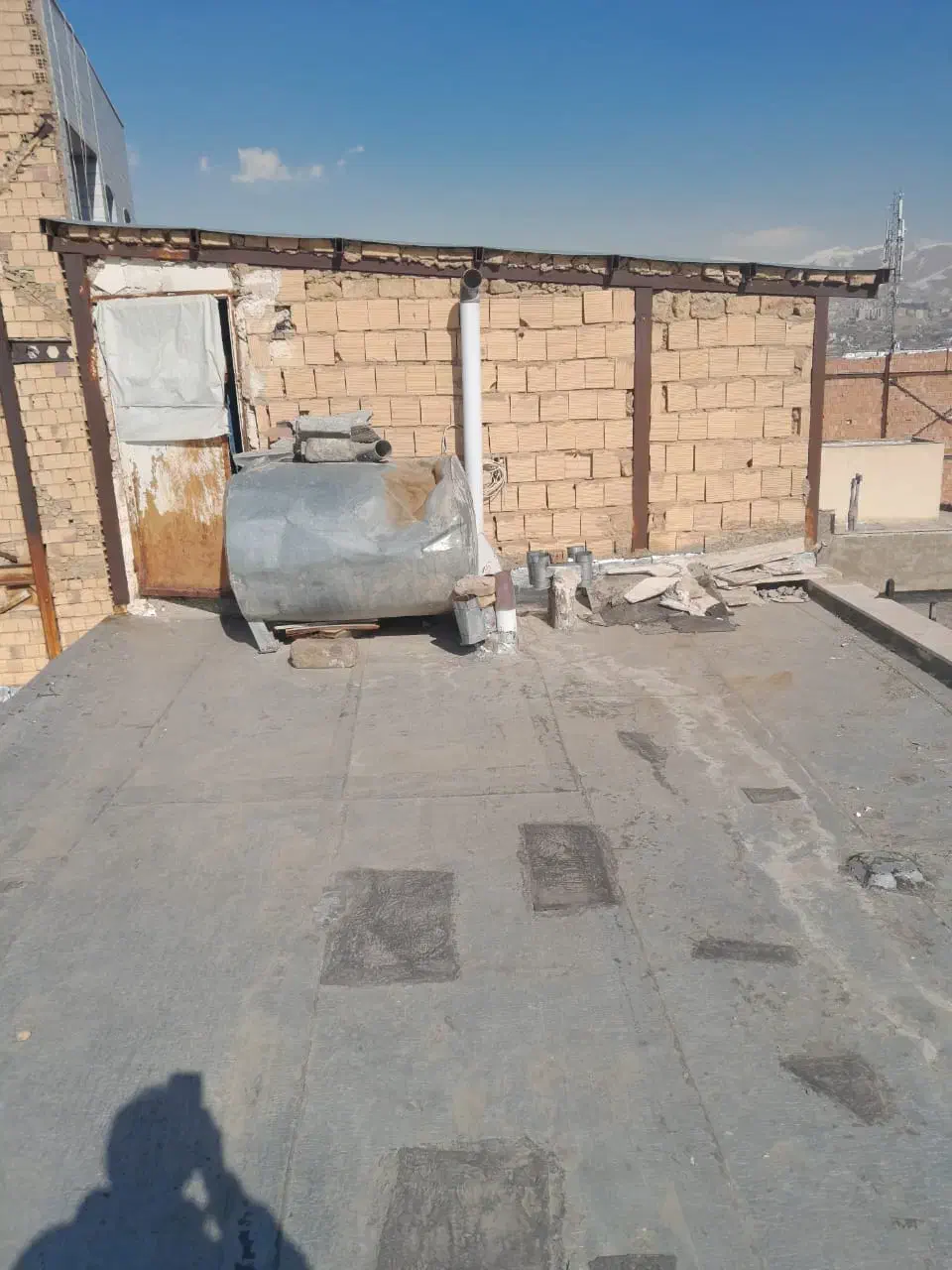 فروش پشت بام دوبر * زیر قیمت منطقه * آماده ساخت *|فروش آپارتمان|بومهن, |دیوار