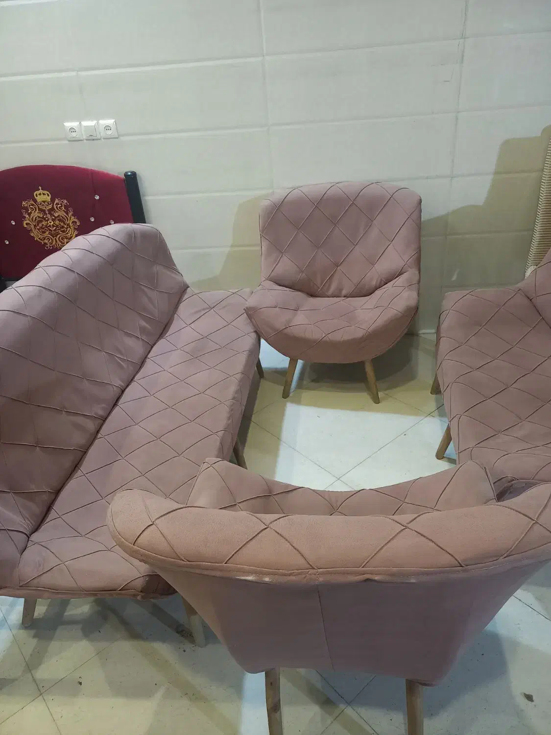 مبل قایقی|مبلمان خانگی و میز عسلی|یزد, |دیوار