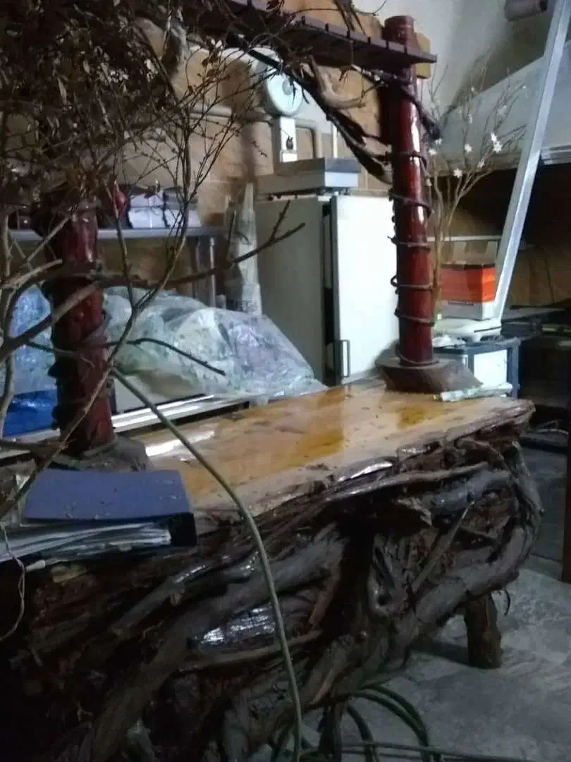 پیشخوان و بار چوبی جنگلی خاص|مبلمان اداری|نوشهر, |دیوار