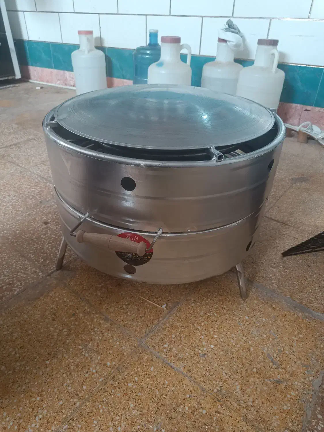 تنور گرد|ظروف پخت‌وپز|بندر ماهشهر, |دیوار