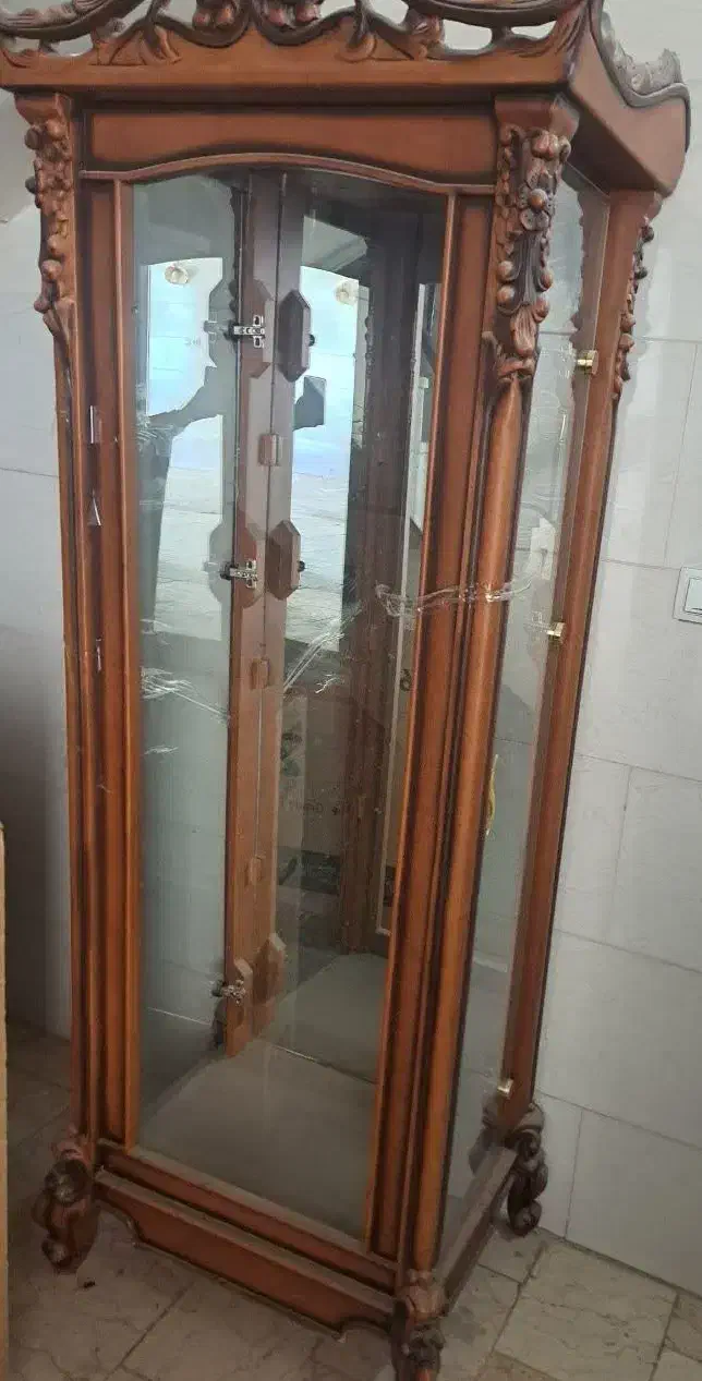 ویترین کمد منبت|بوفه، ویترین، کنسول|اصفهان, طاحونه|دیوار