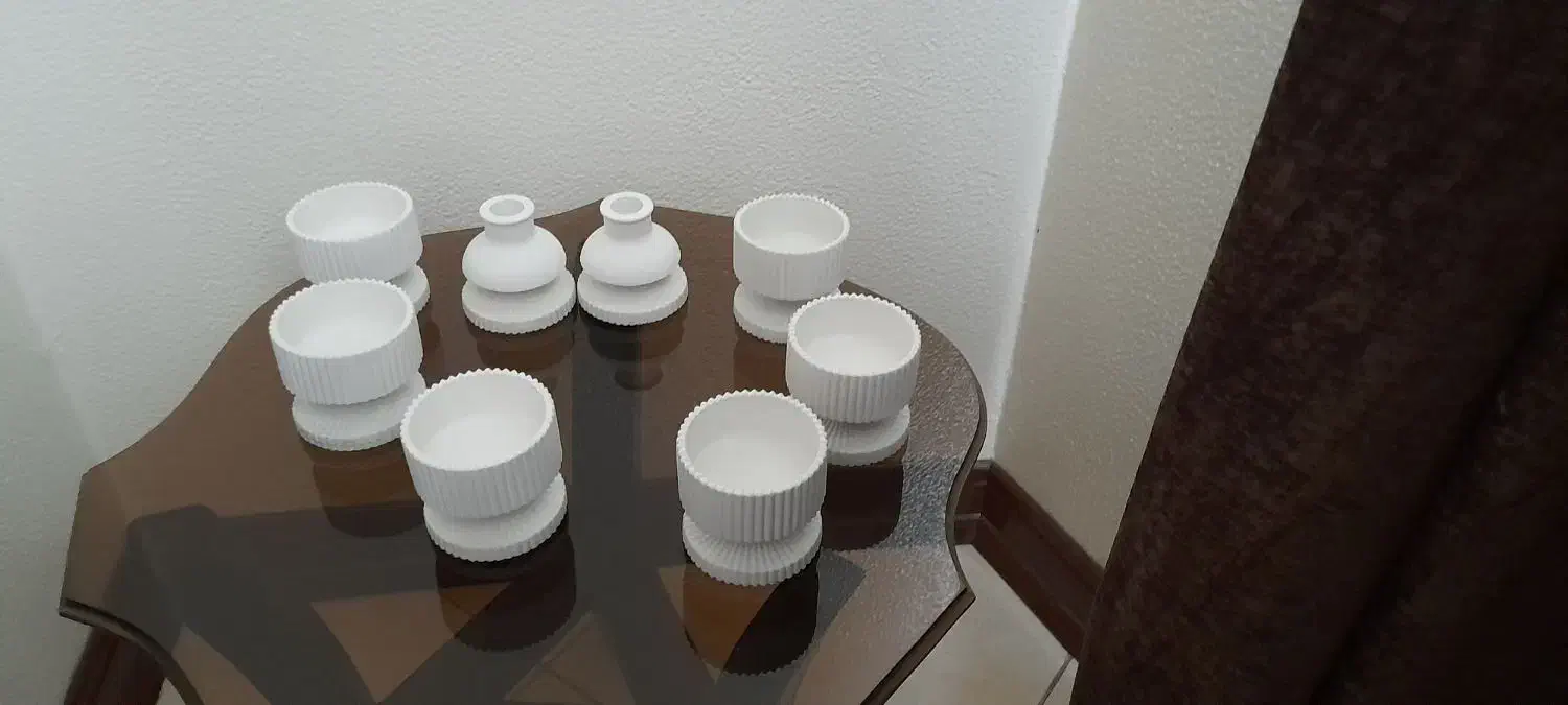 ست دکوری سنگ مصنوعی و کادویی|کلکسیون اشیاء عتیقه|اصفهان, پوریای ولی|دیوار