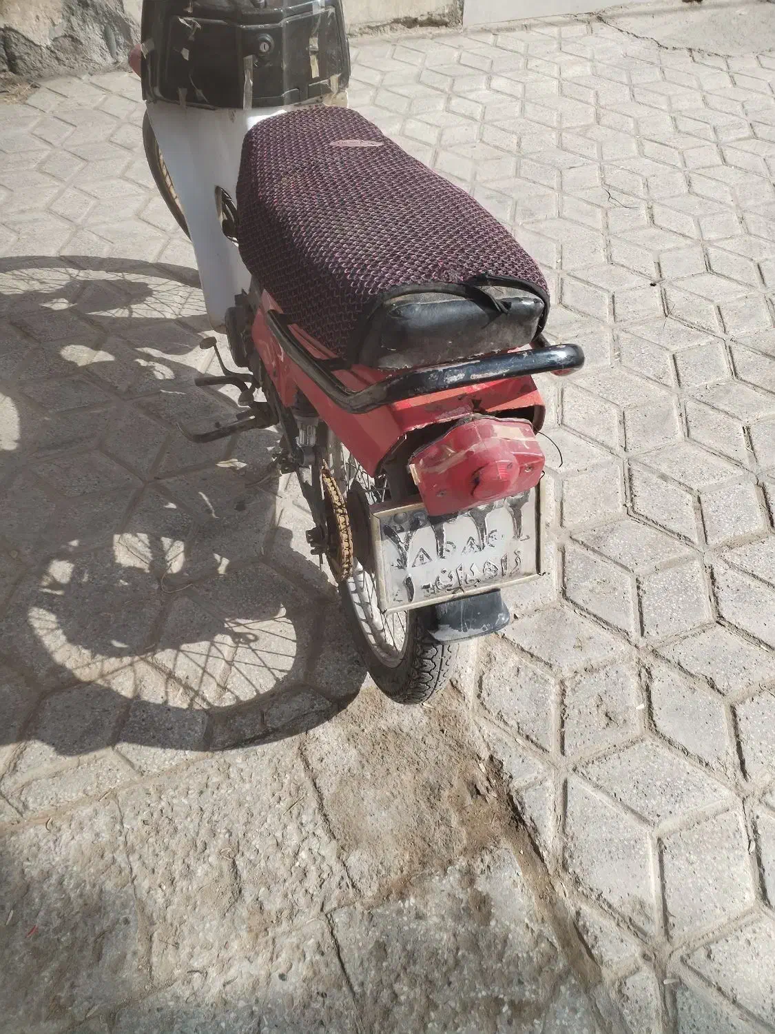 متور بی کلاچ مدل 77 پلاک قدیم|موتورسیکلت|تایباد, |دیوار