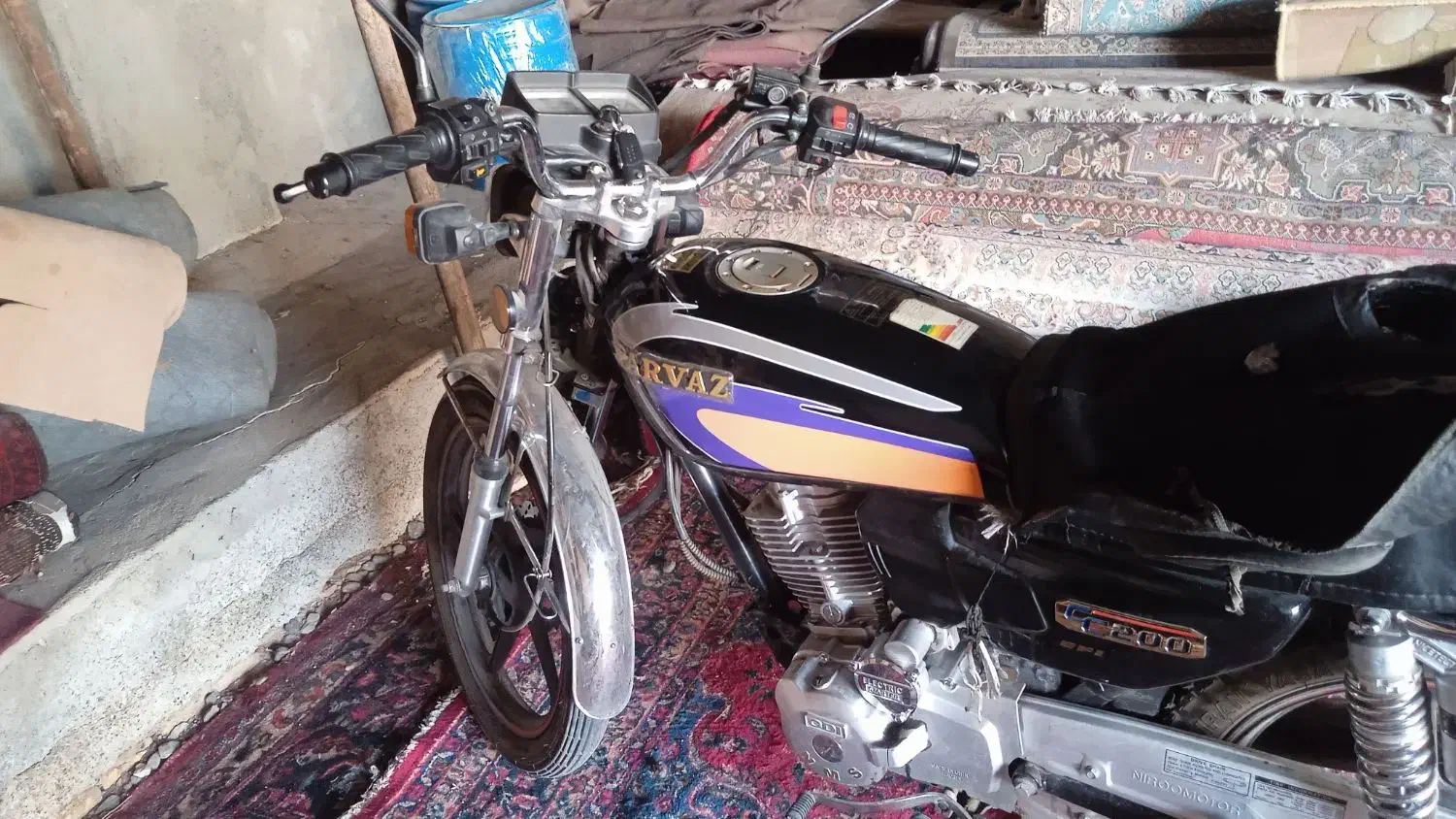 موتور پرواز ۲۰۰ فروش فوری شرایط|موتورسیکلت|مشهد, نظام دوست|دیوار