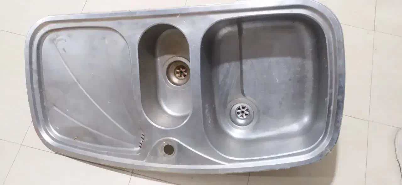 سینک استیل سایز ۵۰×۱۰۰ توکار|مصالح و تجهیزات ساختمان|کرج, کوی امامیه|دیوار
