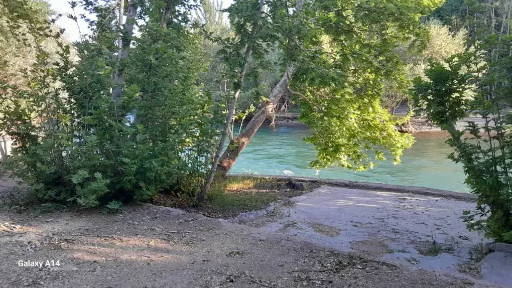 سکوی شخصی لب آب رودخانه زاینده رود|اجارهٔ کوتاه‌مدت آپارتمان و سوئیت|سامان, |دیوار