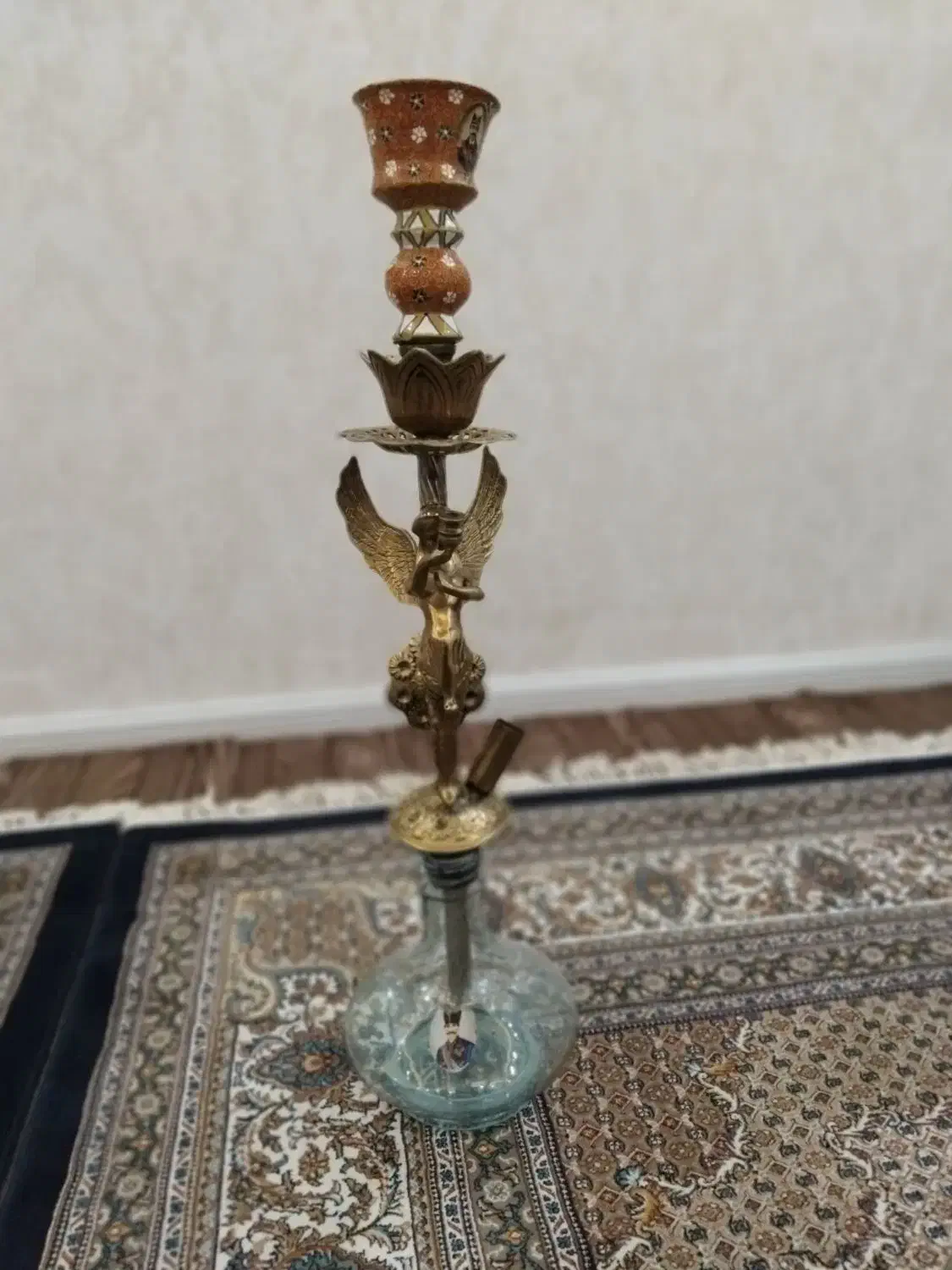 قلیان برنجی|کلکسیون اشیاء عتیقه|اردبیل, |دیوار