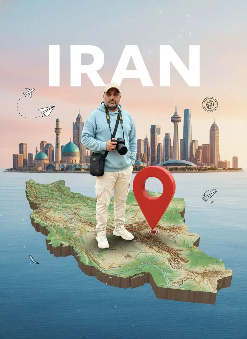 سفر کن، حتی اگر فقط با یه عکس باشه|تابلو، نقاشی، عکس|تهران, بازار|دیوار