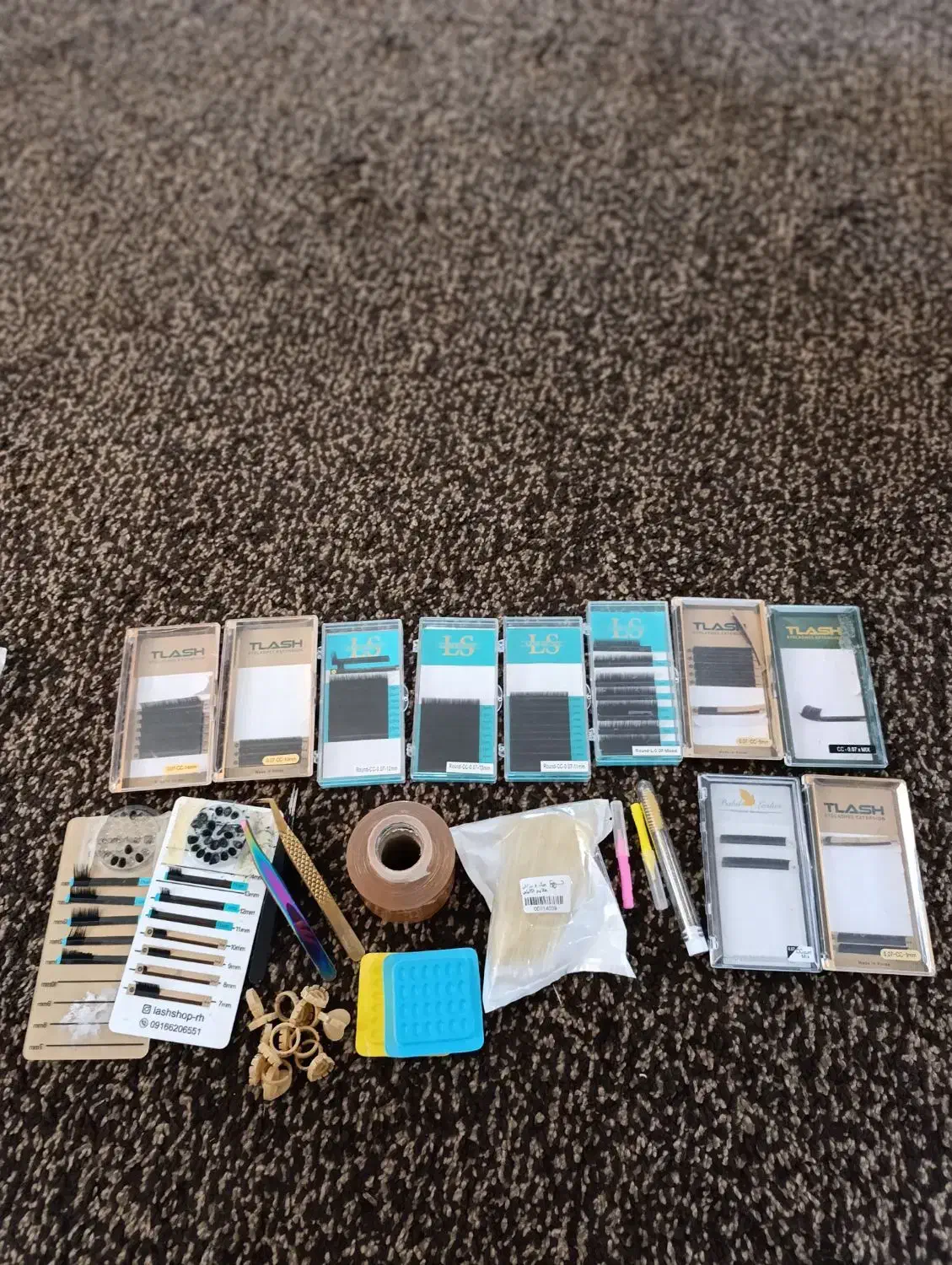 وسایل اکستنشن مژه|آرایشگاه و سالن‌های زیبایی|شوش, |دیوار