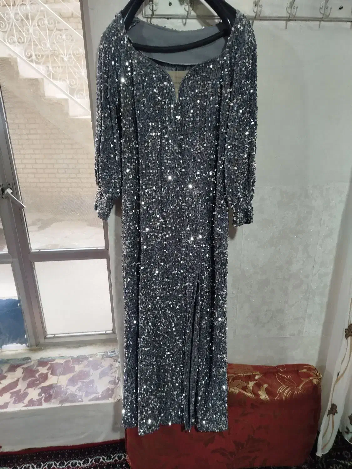 لباس پولکی مجلسی در حد نو|لباس|ایواوغلی, |دیوار