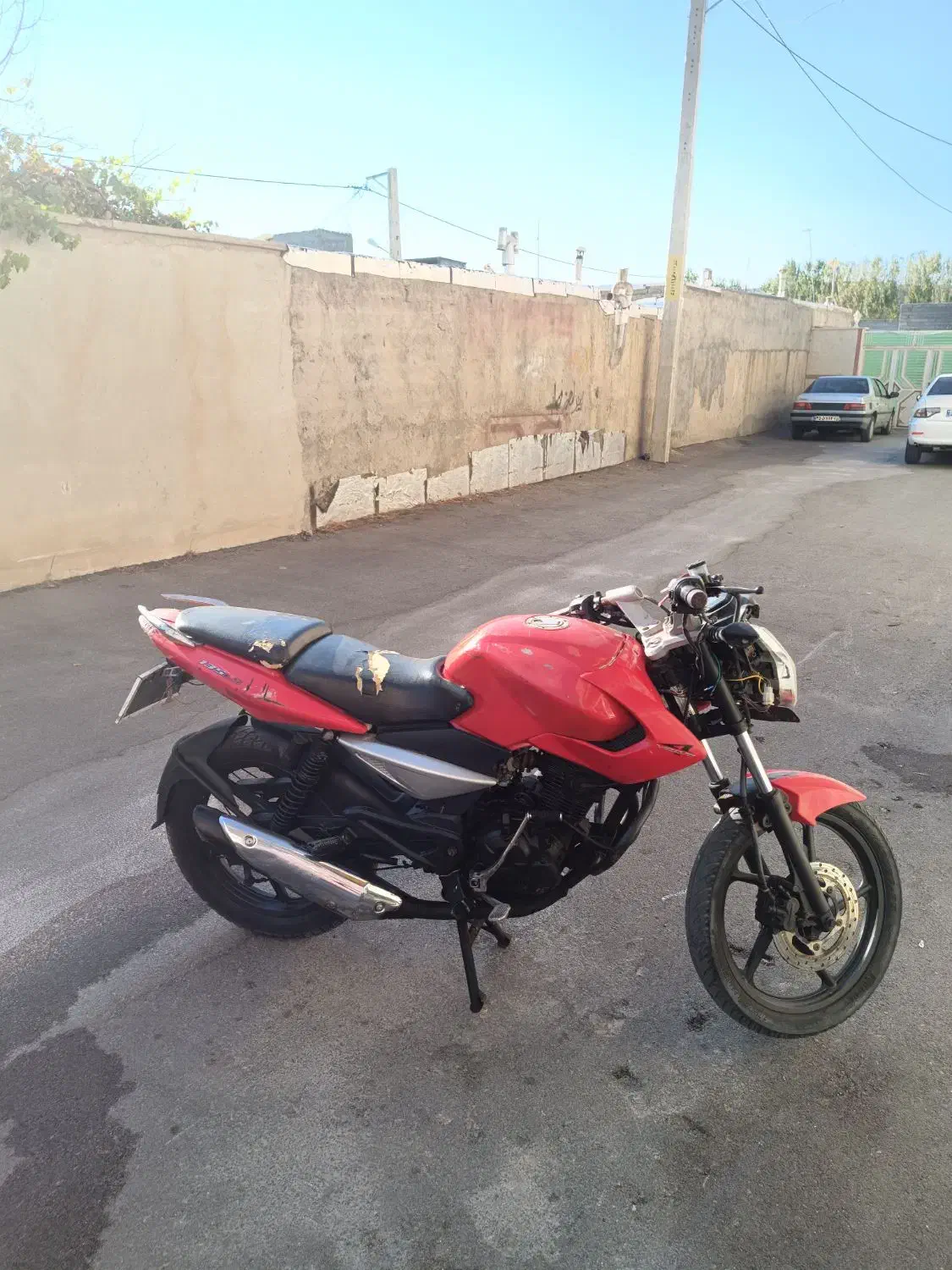 پالس ۱۳۵ مدل ۹۱ مدارک کامل پلاک ملی|موتورسیکلت|تبریز, |دیوار