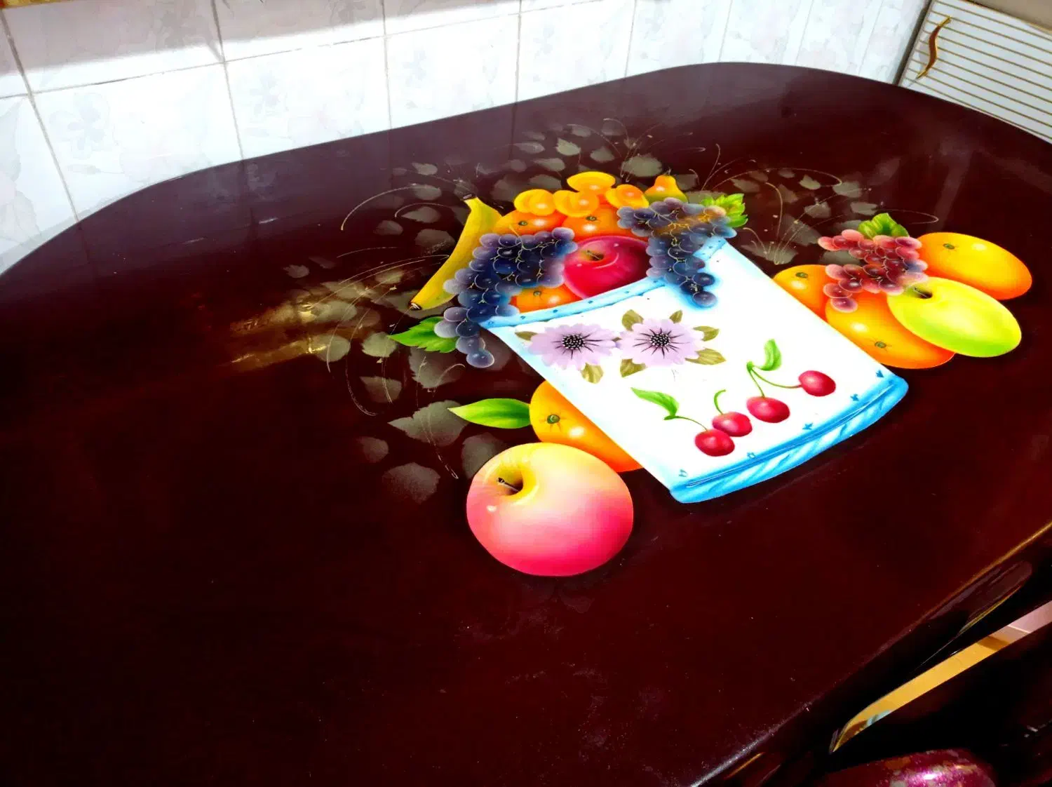 میز ۶ نفره ناهار خوری|میز و صندلی غذاخوری|بم, |دیوار