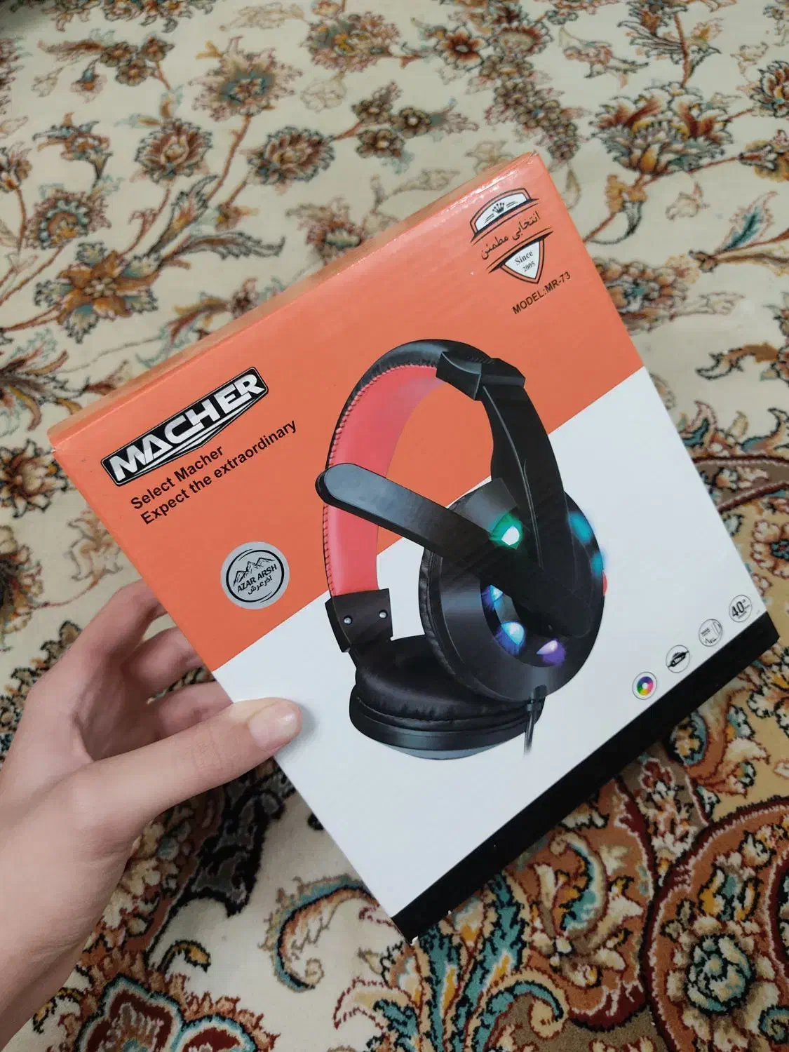 هدفون گیمینگ مچر mr 73 اصل نو|قطعات و لوازم جانبی رایانه|همدان, |دیوار