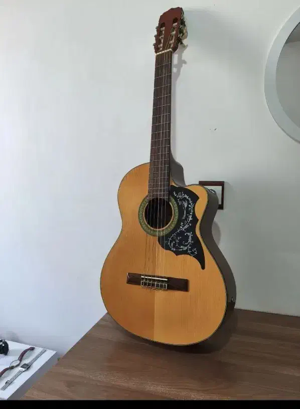 گیتار حرفه ای  اریاAK30  پیکابدار درحد بسیار تمیز|گیتار، بیس، امپلیفایر|گرگان, |دیوار