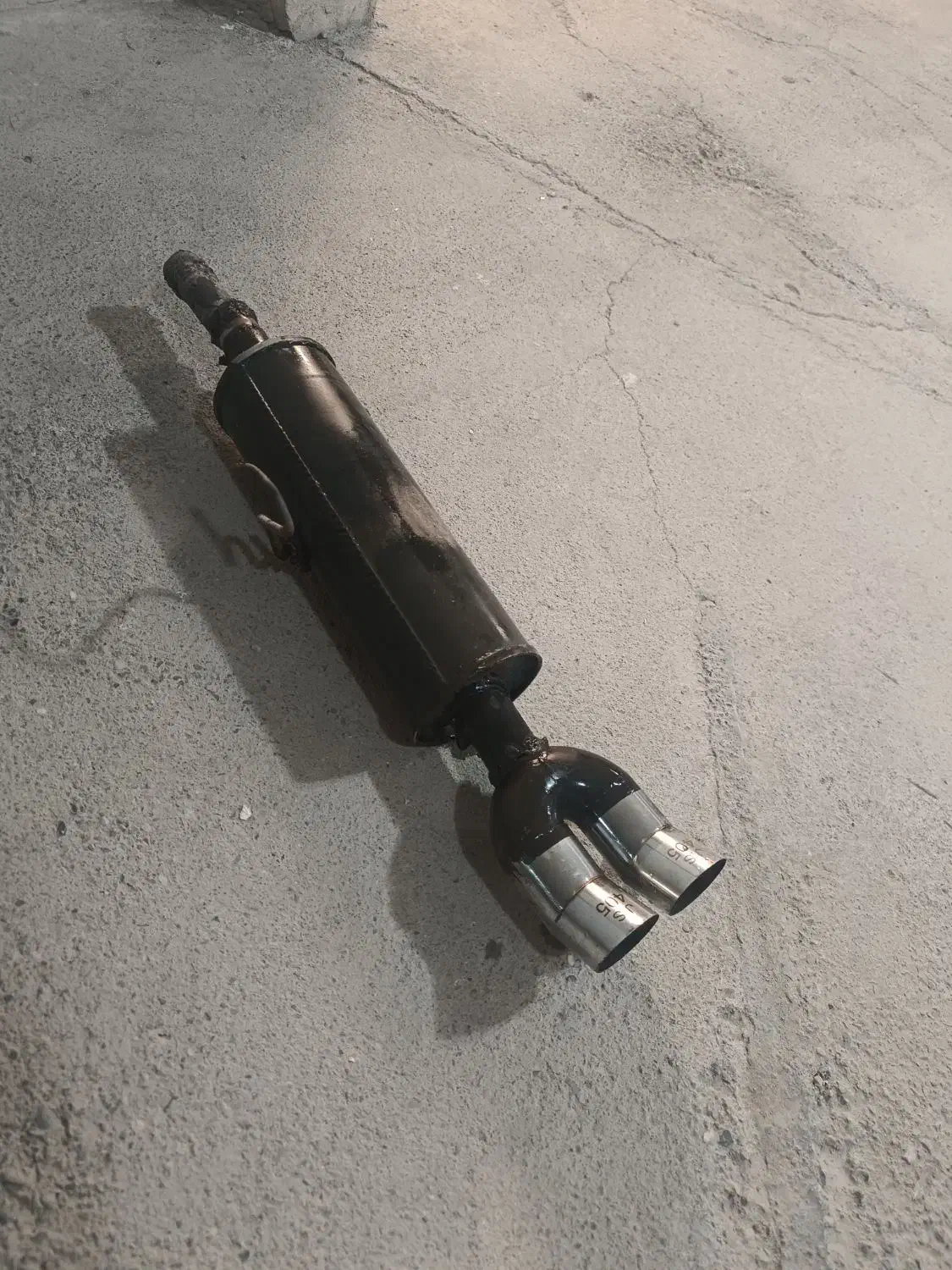 منبع اگزوز اصلی ۱۰۶ با کله اگزوز شکاری|قطعات یدکی و لوازم جانبی|سقز, |دیوار