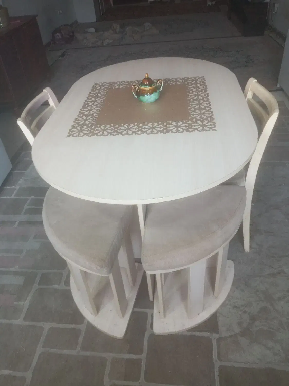 ناهار خوری ۶ نفره|میز و صندلی غذاخوری|ری, جوانمرد قصاب|دیوار