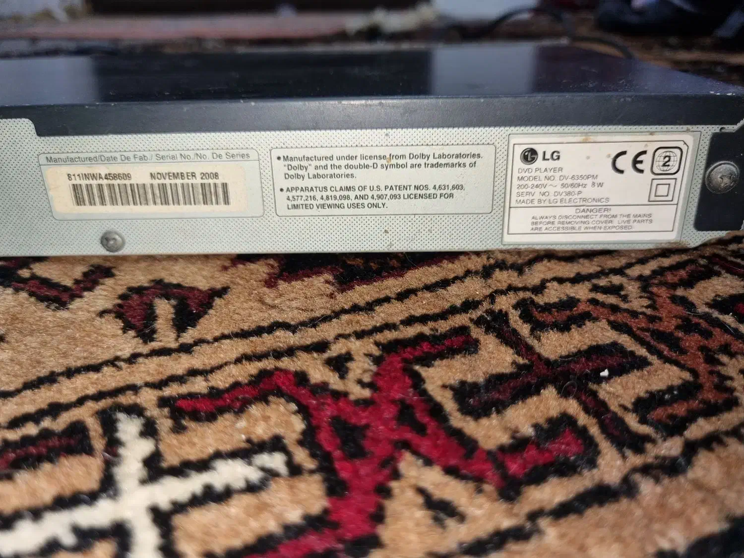 دستگاه گیرنده دیجیتال و دی وی دی الجی|صوتی و تصویری|دلند, |دیوار