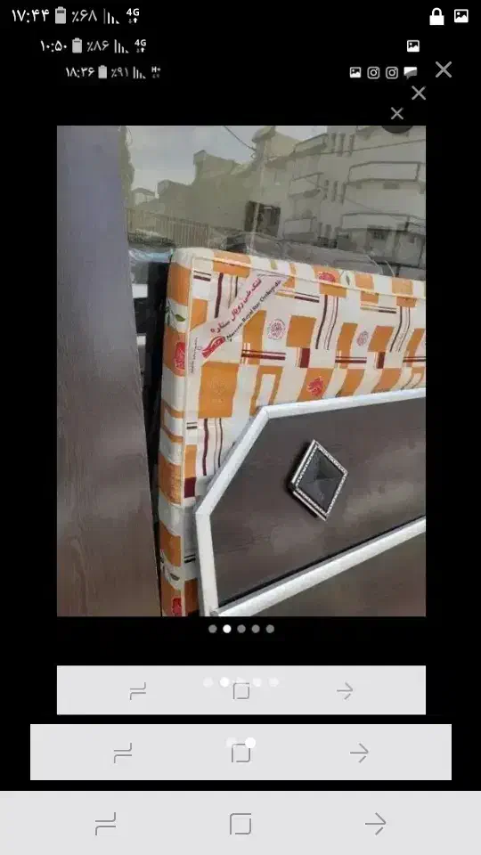 تخت دونفره با تشک طبی دو نفره|تخت و سرویس خواب|اردبیل, |دیوار