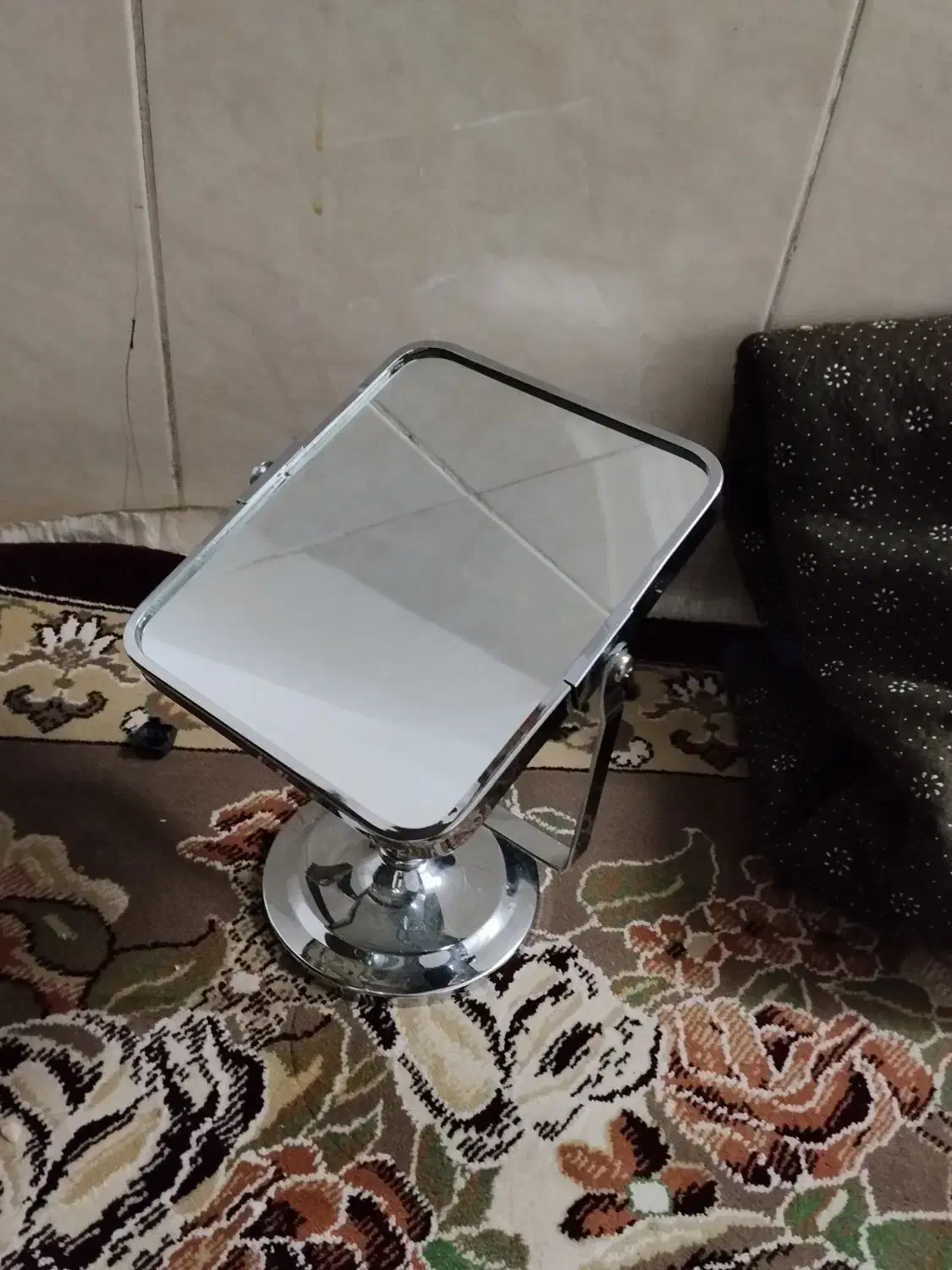 اینه دوطرفه رومیزی استطیل|آینه|مشهد, قائم|دیوار