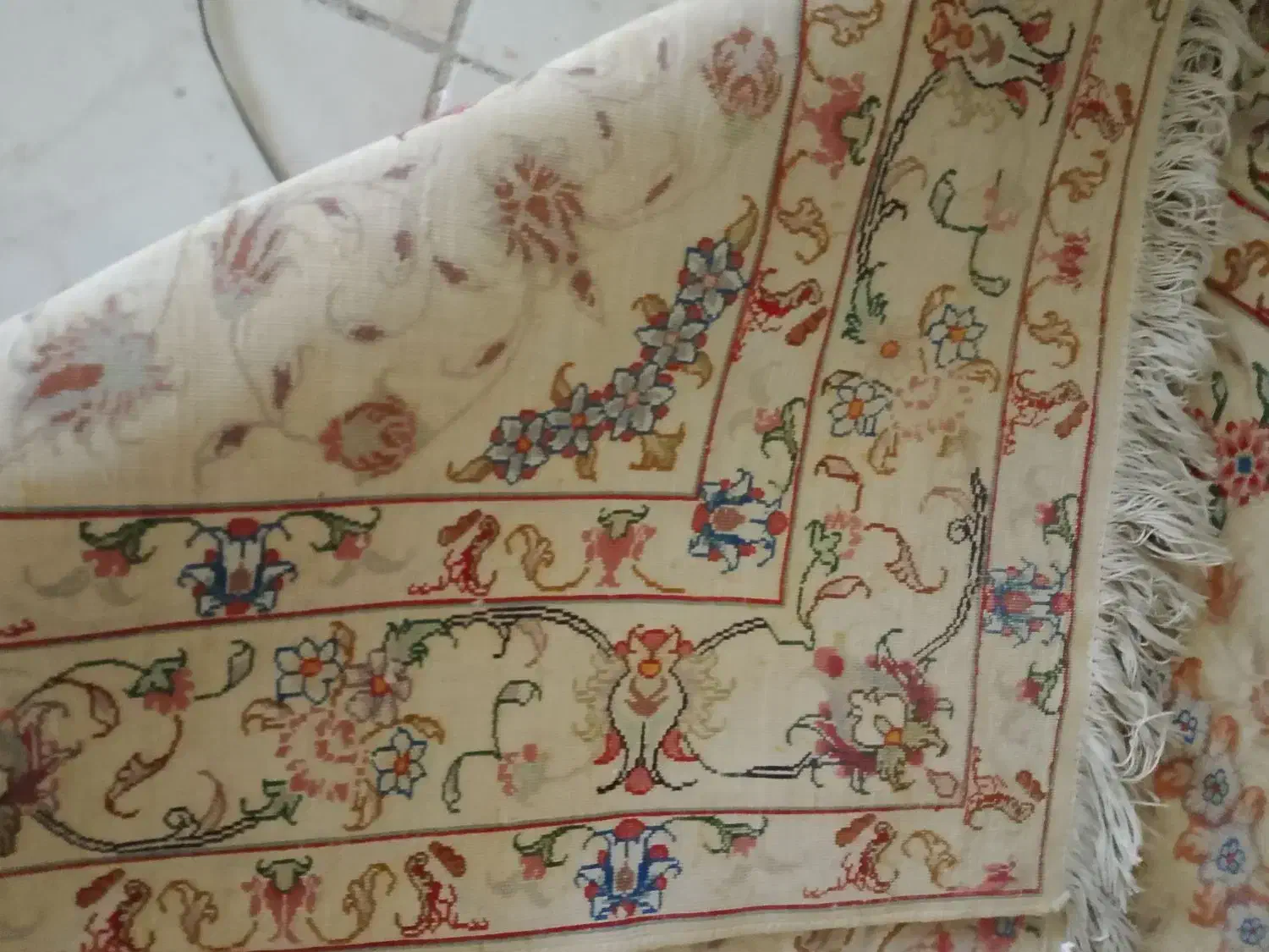 فرش نخ طلا ابریشمی|فرش|فردیس, نگارستان|دیوار