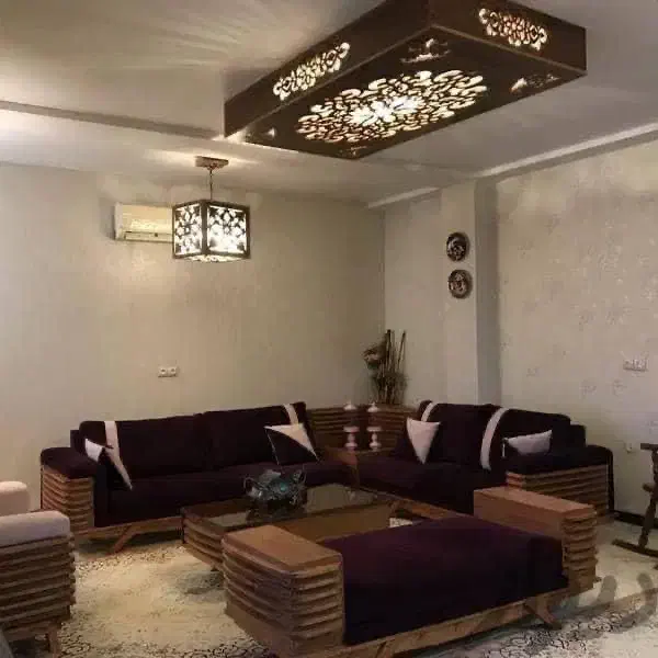 لوستر چوبی cnc|لوستر و چراغ آویز|اهواز, کوی باهنر|دیوار