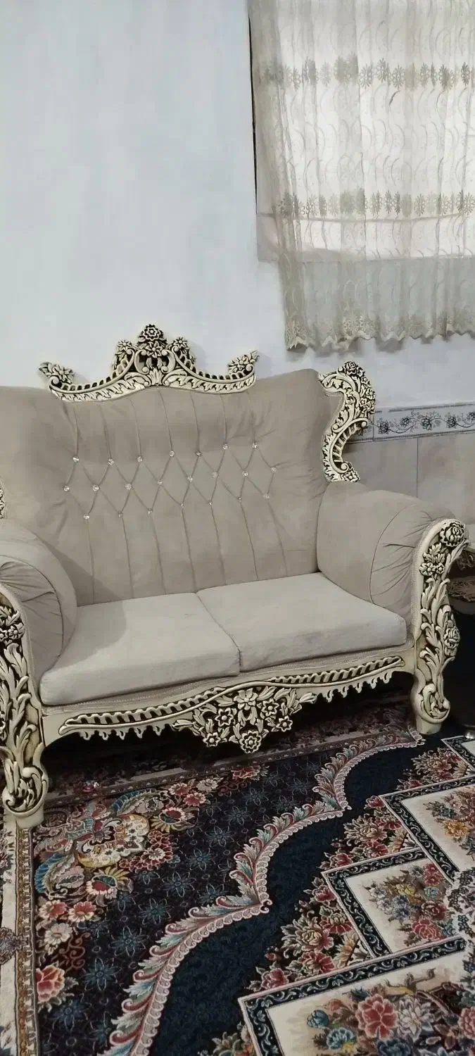 یک دست مبل هفت نفره|مبلمان خانگی و میز عسلی|پاکدشت, پاکدشت (مامازند)|دیوار