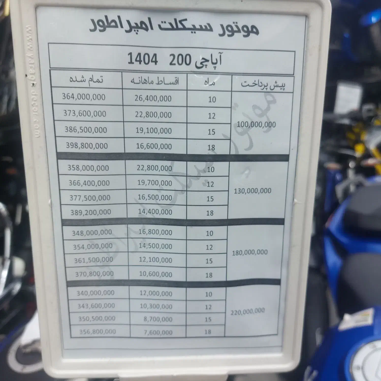 اپاچی ۲۰۰مدل ۰۴tvsاقساطی چکی|موتورسیکلت|تهران, امجدیه (خاقانی)|دیوار