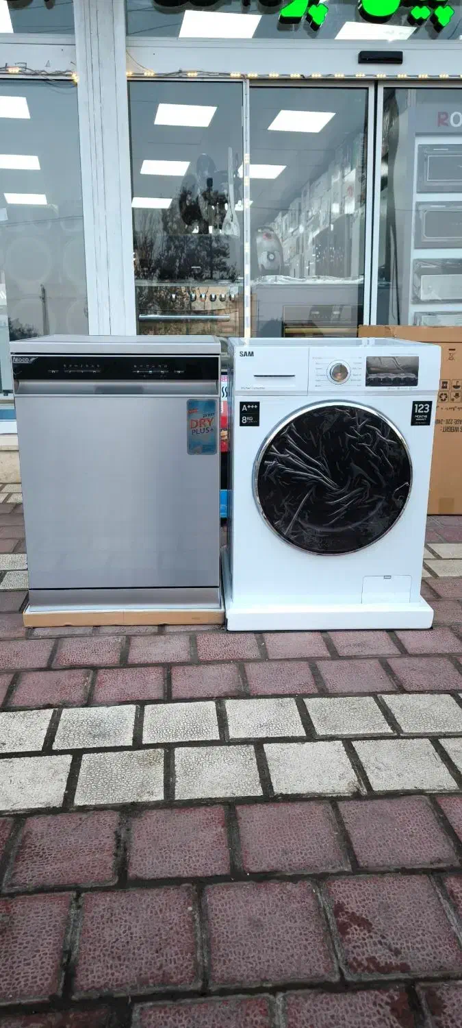 لباسشویی ۱۰کیلویی ظرفشویی لئوکو آپلاس سام|ماشین لباسشویی و خشککن لباس|لاهیجان, گلستان|دیوار
