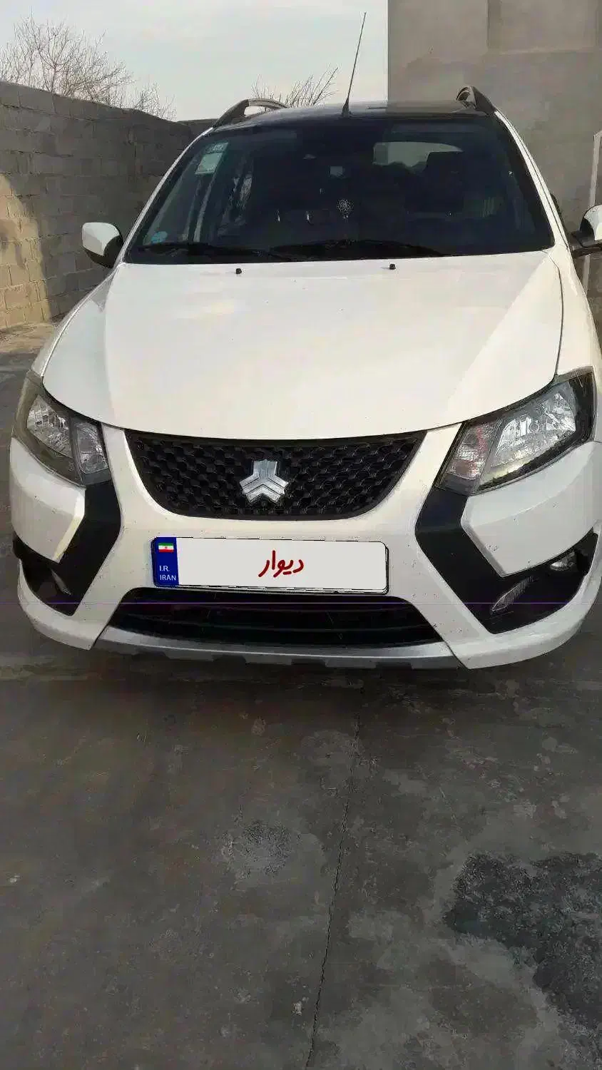 کوییک سفید مشکی تک برگ|خودرو سواری و وانت|کرمانشاه, |دیوار