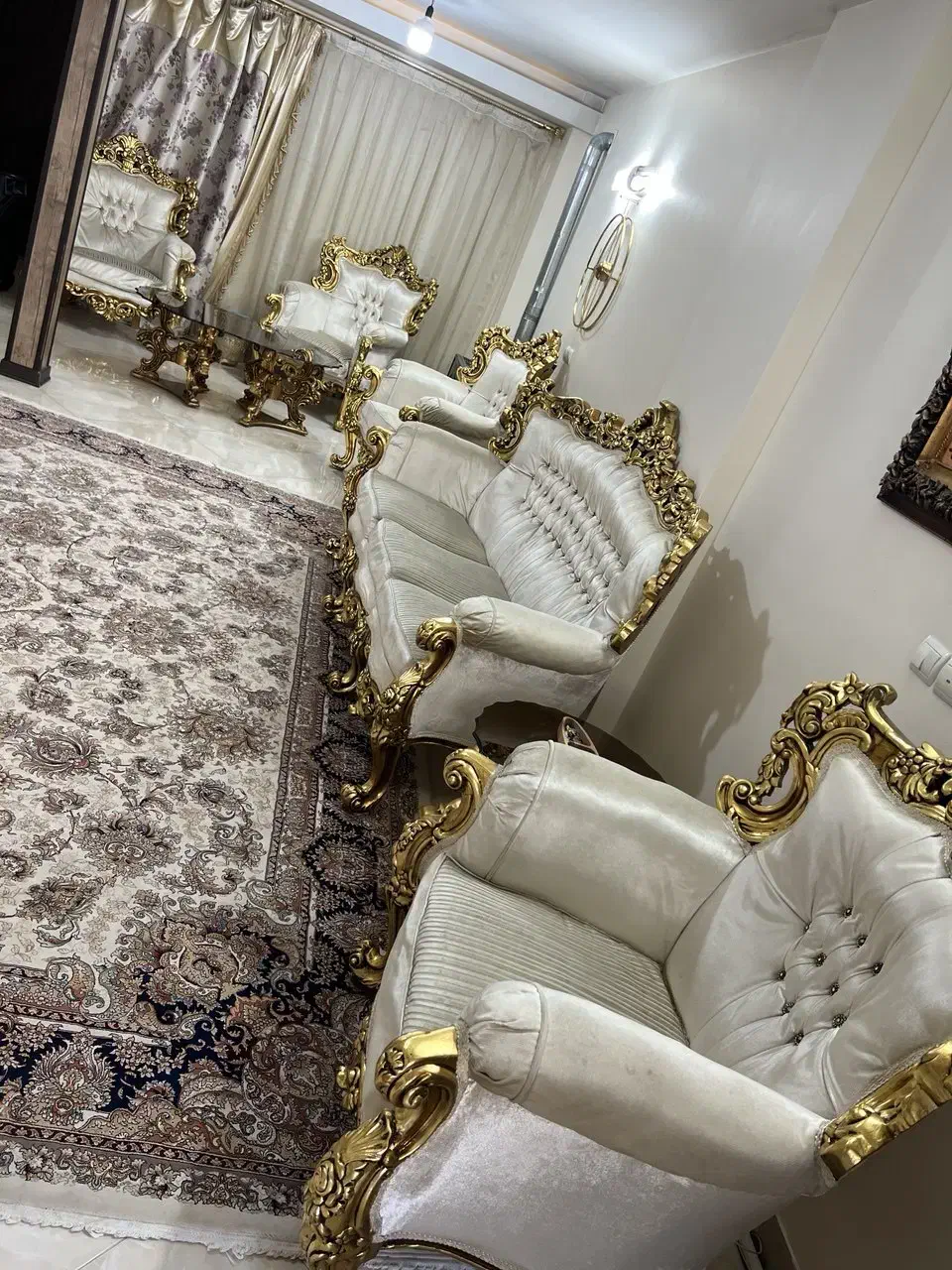 مبل سلطنتی و ویترین|مبلمان خانگی و میز عسلی|صباشهر, |دیوار