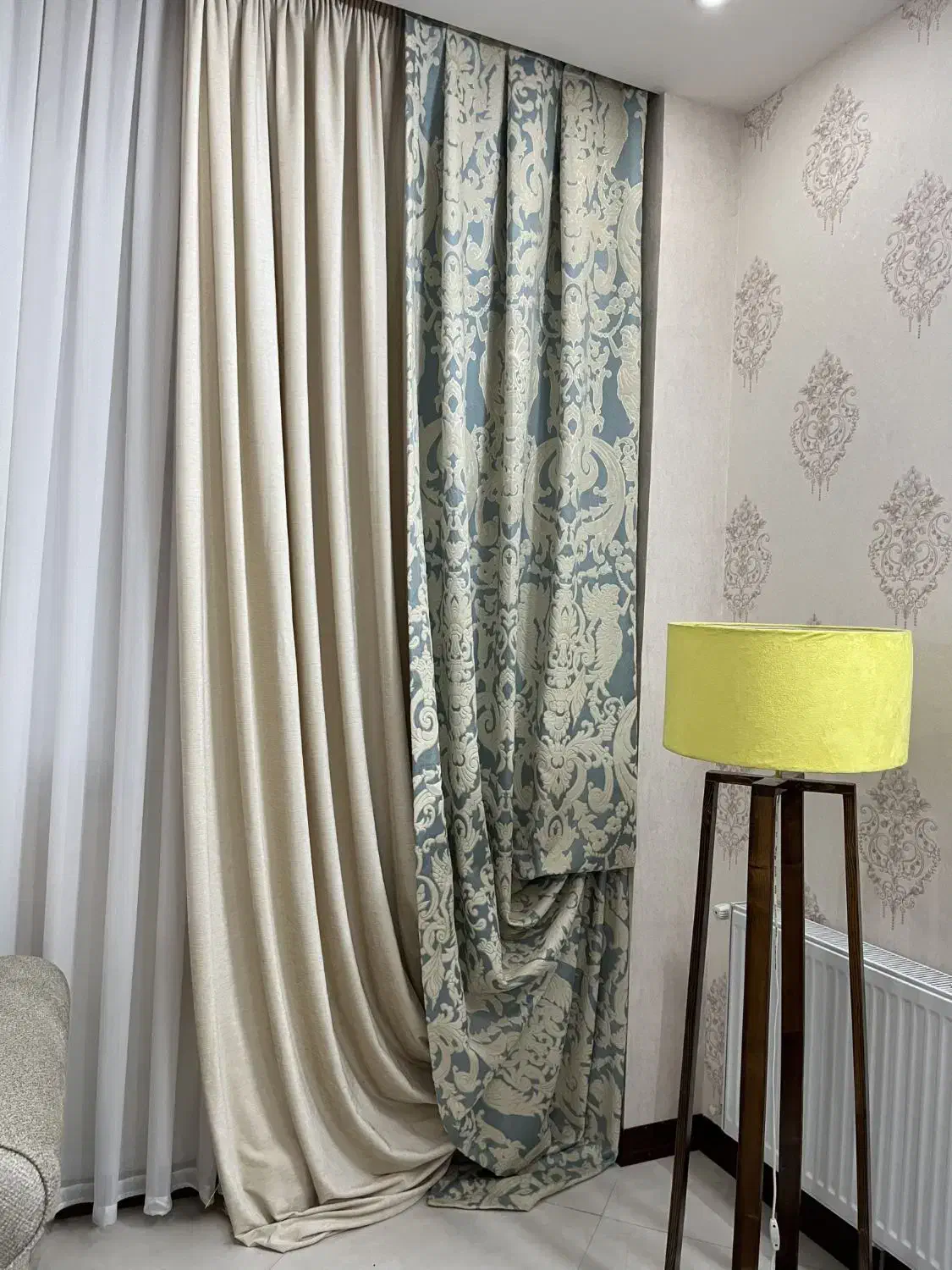 دستک پرده|پرده، رانر، رومیزی|نیشابور, شهرک ولیعصر|دیوار