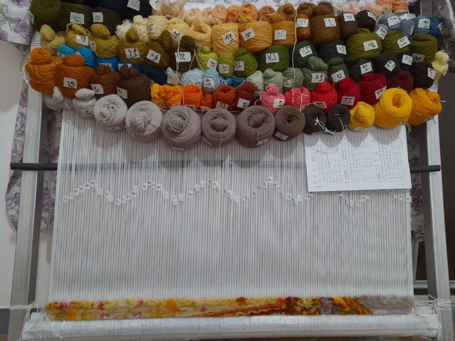 تابلو فرش شاعر جوان|تابلو فرش|نهاوند, |دیوار