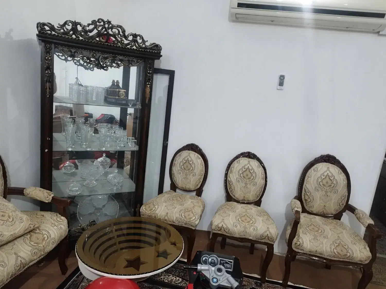 مبل هفت نفره،جلو مبلی،بوفه ،میزتلویزن|مبلمان خانگی و میز عسلی|ایذه, |دیوار