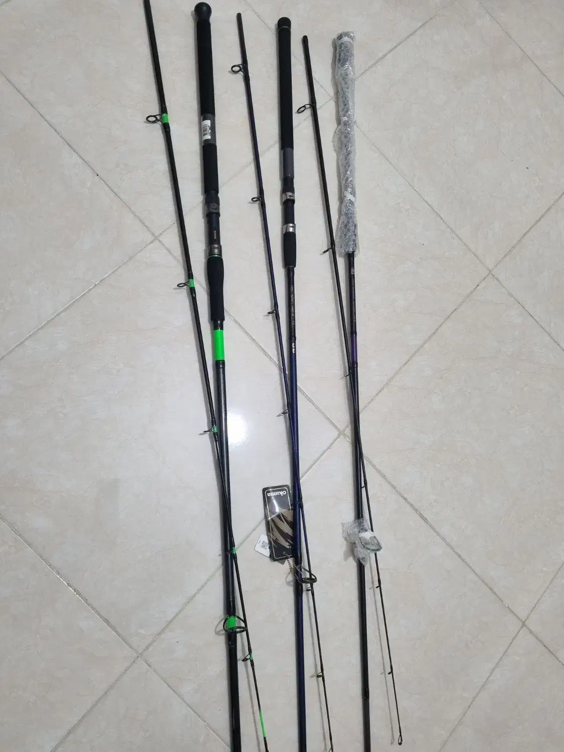 چوب و چرخ ماهیگیری حرفه ای نو ۲۰۲۴ و درحد نو|ماهیگیری|مشهد, آزادشهر|دیوار