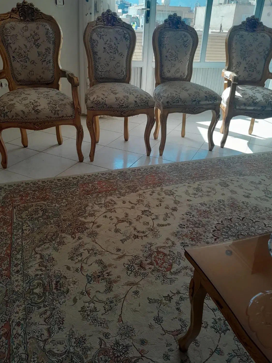 مبلمان استیل طلایی|مبلمان خانگی و میز عسلی|اصفهان, باغ زرشک|دیوار