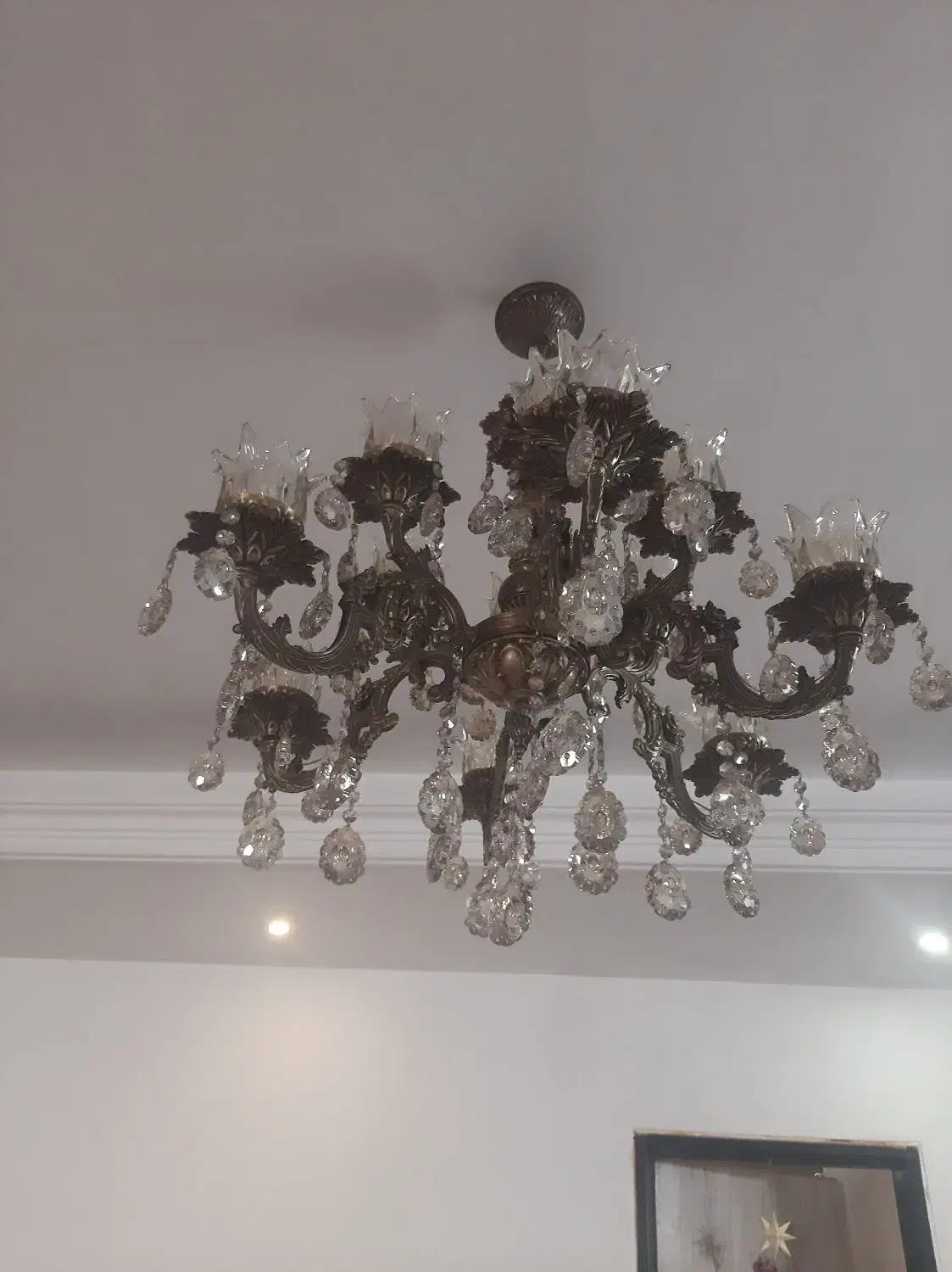 لوستر آلومینیوم۶شاخه۱۲شعله|لوستر و چراغ آویز|تهران, فلاح|دیوار