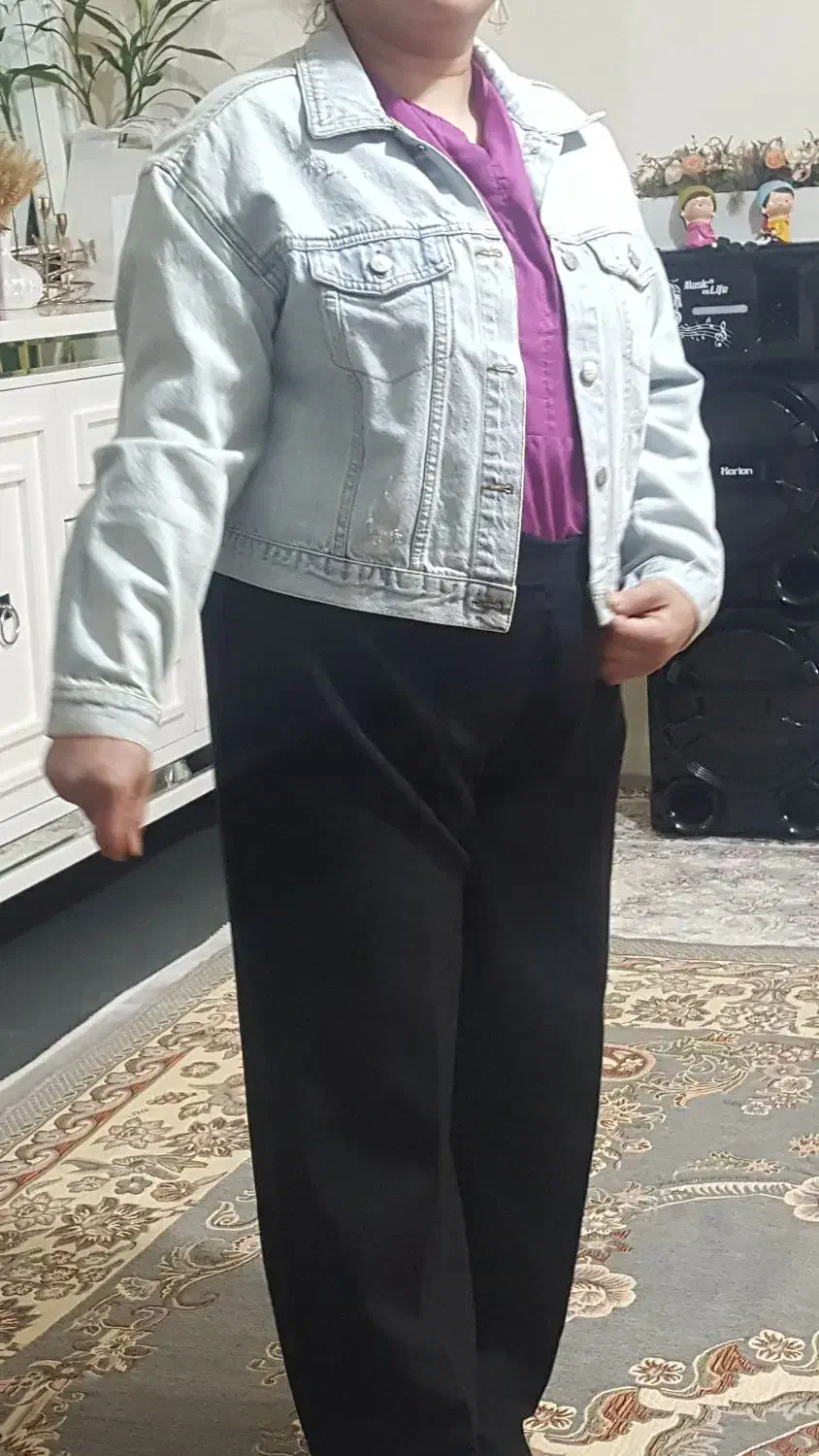 نیم تنه جین وکت جین.نو نونو سایز فری سایز۴۴|لباس|چهاردانگه (تهران), |دیوار