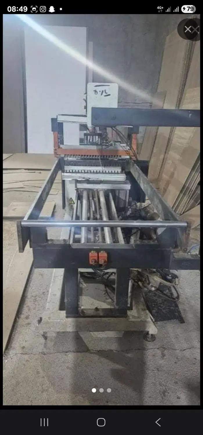 دستگاه الیت زن۶۴مته ام دی اف+ لبه چسبان۴ایسگاه|ماشینآلات صنعتی|بهارستان, |دیوار