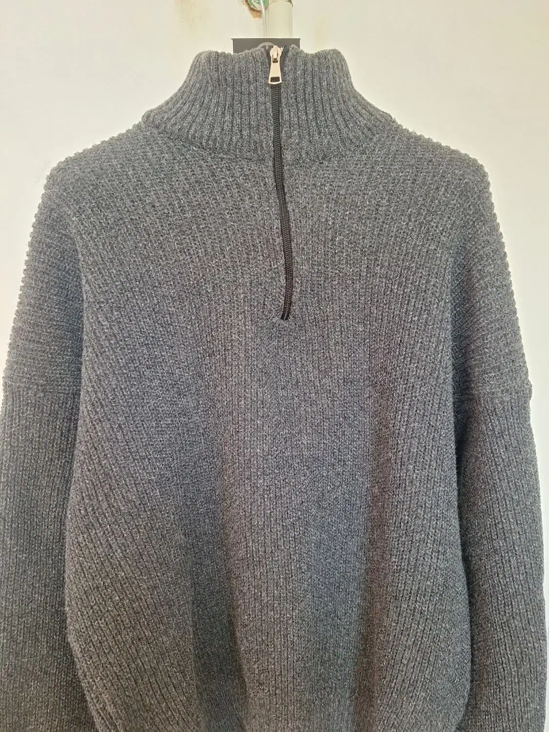 پلیور نیم زیپ ذغالی (فری سایز)|لباس|خمین, |دیوار