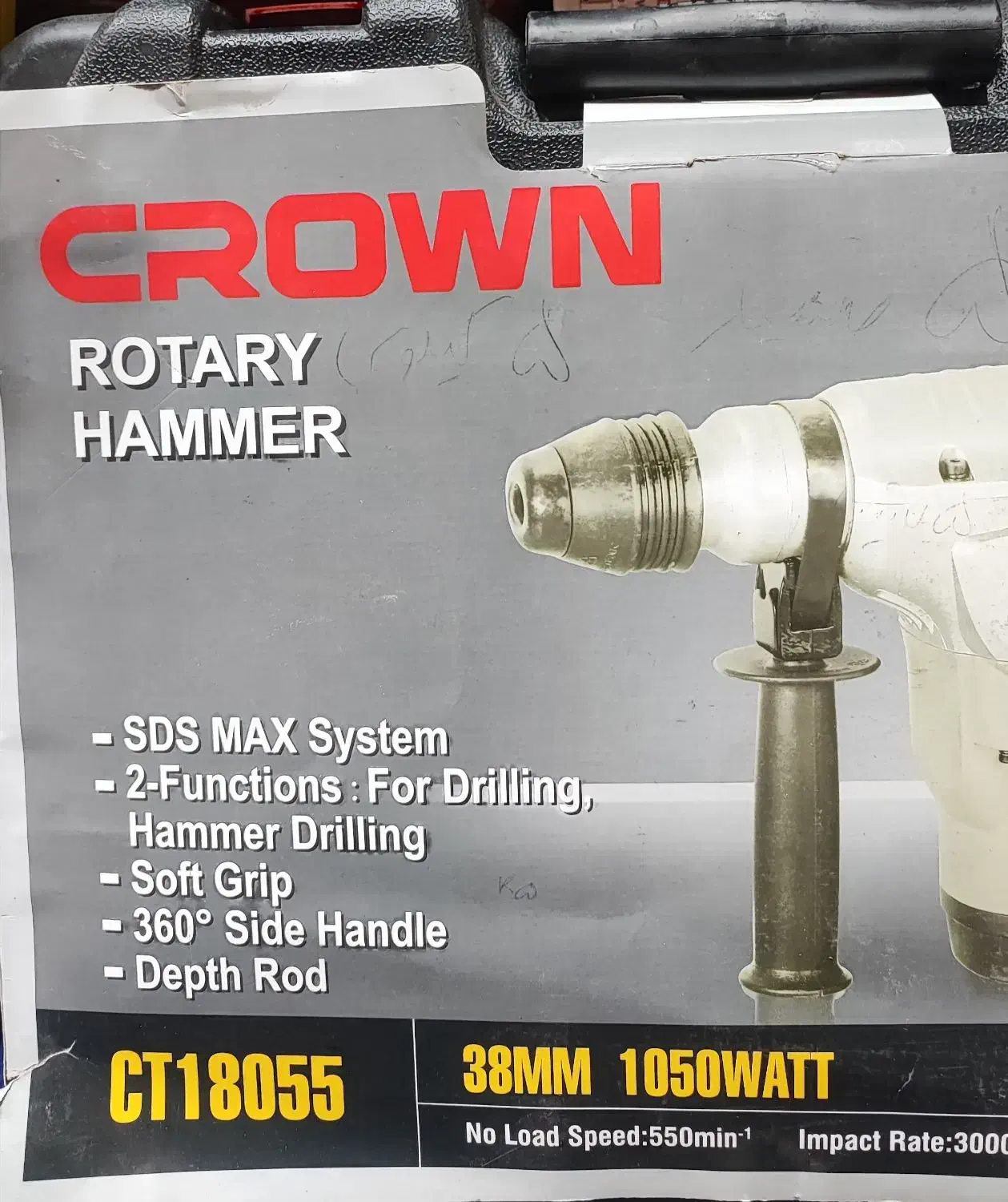 دریل هیلتی بتن کن 8 کیلویی دو کاره کرون با ضمانت|ماشین‌آلات صنعتی|اصفهان, کشاورزی|دیوار